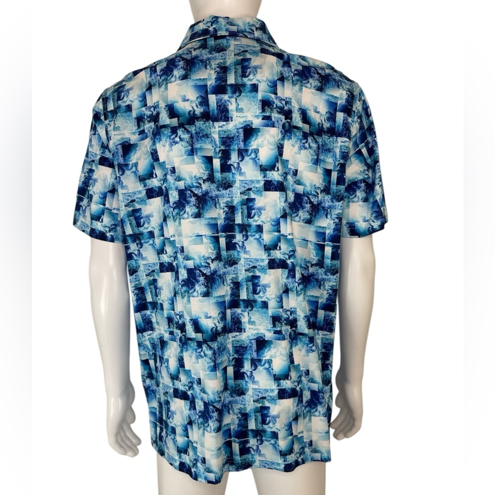 Bugatchi Hendrix Digital Tropical Print Pima Cotton Polo - Picture 6 of 11